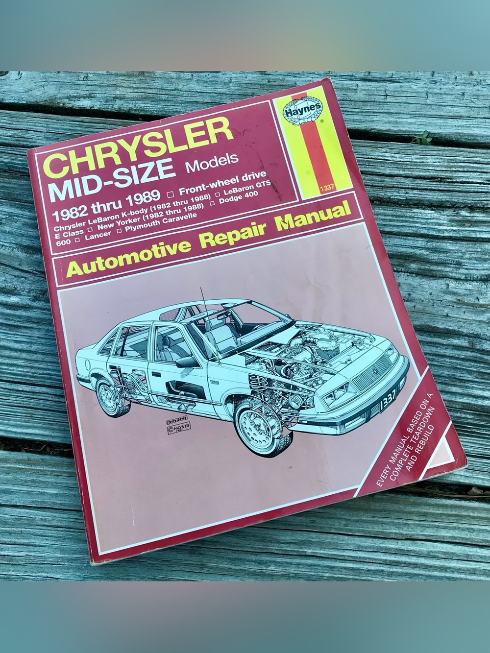 HAYNES Chrysler MidSize Model 82-89 Automotive Repair Manual Mechanic Owner Book